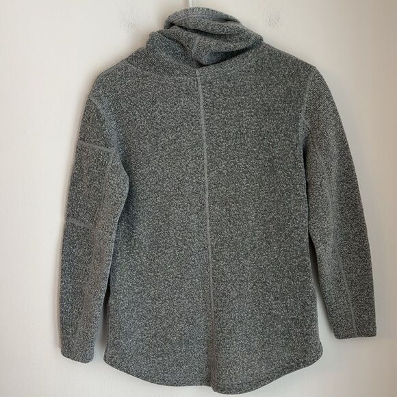 Smartwool Women Hudson Trail Pullover Fleece Mock Neck Cowl Sweater XS gray EUC - Picture 12 of 12
